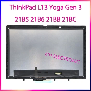 A Lenovo Thinkpad L13 Jóga Gen 3 21B5 21B6 21BB 21BC laptop Touch Közgyűlés 13.3 Inch FHD LCD 5M11F25315 5M11F25316 5M11F25317