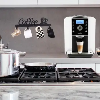 jel konyhai felszerelések kávézó dekoráció bár otthon dekor, fali rack kávét szervező kávé pohártartó bögre jogosultja
