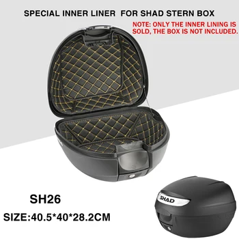 A SHAD SH26 Csomagtartóban Esetben Bélés Csomagtároló Doboz Belső Tartály Bélés tároló doboz, láda pad Vízálló bőr pad Tároló doboz sorba állnának