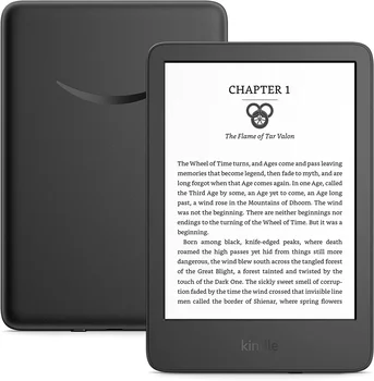 Új Kindle Fekete 2022 verzió, Most egy Beépített Elülső Fény, Wi-Fi 16 gb-os eBook, e-ink képernyő 6 hüvelykes e-Könyv Olvasók
