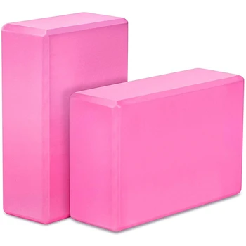 A jóga Blokkok 2 Csomag 23X15X7.6Cm Magas Sűrűségű EVA Hab a Jóga Blokk Gyakorlat Tégla,Környezetbarát & Könnyű