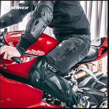 CE2 Scoyco Motocross Motorkerékpár térdvédőt Könyök Protektor, Motoros Lovaglás Védőfelszerelés Moto Racing Prevenciós Ellátás TPU EVA
