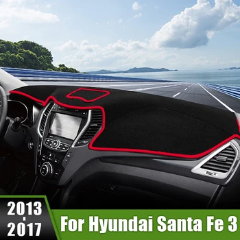 Hyundai Santa Fe 3 2013 2014 2015 2016 2017 Autó Műszerfal Fedezze Nap Árnyékban Szőnyeg Kerülje A Fény Párna Műszerfal Szőnyegek