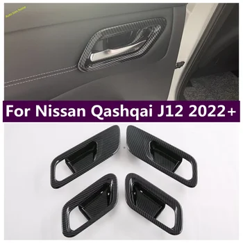 Alkalmas Nissan Qashqai J12 2022 2023 Belső Ajtót Húzza Kilincs Fogantyú-Kéz összekulcsolva a Tál Fedelét, Trim Dekorációs Kiegészítők