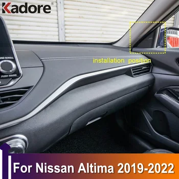 A Nissan Altima 2019 2020 2021 2022 Ablakon Háromszög Egy Pillér Trim Borító Matrica Autó Belső Tartozékok Stílus