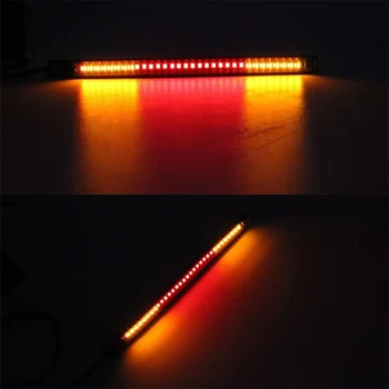 2/3/5 Motoros LED-Fordulj a Fény Széles Alkalmazás Minden Motorkerékpárok Könnyen Telepíthető Motorkerékpár hátsó Lámpa Piros Sárga
