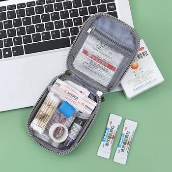 Hordozható Elsősegély, Orvosi Készlet Utazás Outdoor Kemping Hasznos Mini Gyógyszer Tároló Táska Kemping Sürgősségi Túlélési Táska Tabletta Esetében