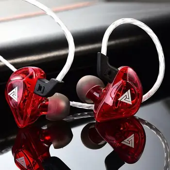 QKZ-AK5 Hordozható Bass Fül Vezetékes Fejhallgató Sport Fejhallgató Mikrofonnal hangminőség, Hogy Csökkenti a Zajt