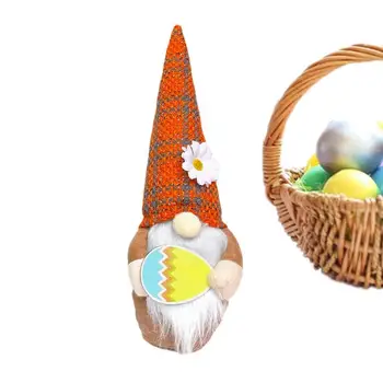 Törpék Plüss Húsvéti Dekoráció, Húsvéti Arctalan Nyuszi Tavaszi Gnome Plüss Téli Tavaszi Kötött Svéd Tomte Barátja Nisse Skandináv Baba
