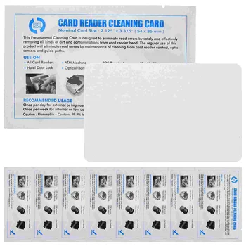 10db POS Terminál Tisztítás Kártya Hitel Kártya Olvasó Tisztább Hitelkártya Gép Tisztítása Kártya