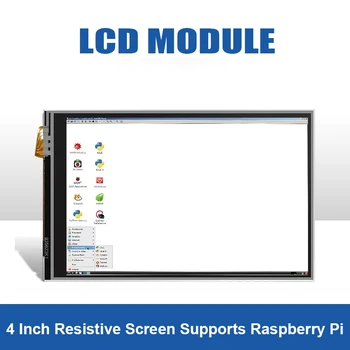 4 Hüvelykes LCD-Képernyő SPI Interface LCD Modul Kijelző Rezisztív Érintőképernyős Acreen Kijelző Modul A Raspberry Pi