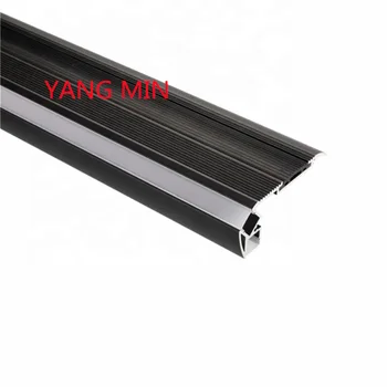 2M/DB 80*32 mm-es Fekete Led Lépcső Noising Profil Mozi Lépcsőn Fel-Le, Fény, LED-es Alumínium Profil Csatorna