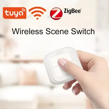 Új Wifi Zigbee Intelligens Kapcsolók 2 Banda 6 Jelenet Váltás Tuya A Tuya Eszközök Intelligens Otthon Intelligens Kapcsolat Automatizálás Forgatókönyv