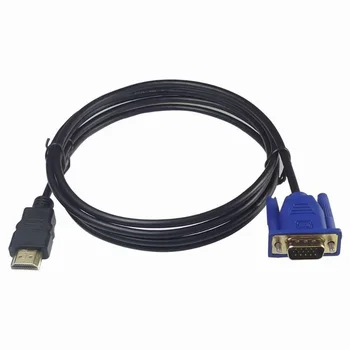 1,8 M/3M, HDMI-kompatibilis Kábel-VGA 1080P HD Audio Adapter Kábel, VGA Kábel Dropshipping Plug csúszásmentes Kijelölt kopásgátló